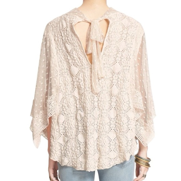 Free People Hard Candy Lace Kimono Top - Picture 13 of 13